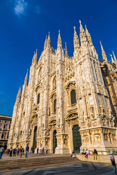 Мілан Італія Липня 2015 Знаменитий Міланський Собору Дуомо Один Прекрасний — стокове фото