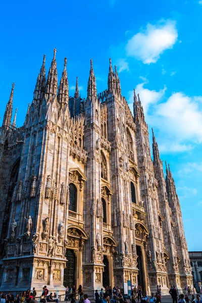 Milan Italy July 2015 Famous Milan Cathedral Duomo Beautiful Summer — Stock Photo, Image