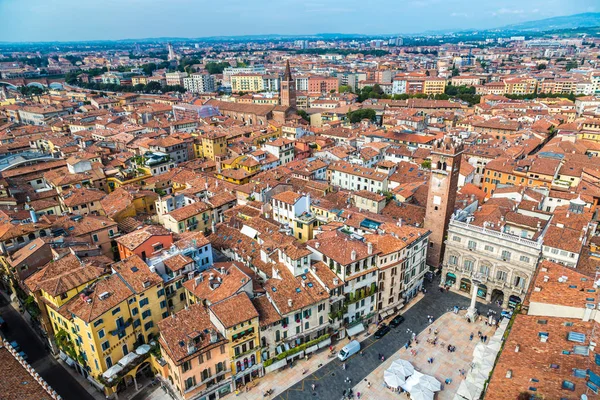 Verona Italien Juli 2014 Luftaufnahme Von Verona Einem Sommertag Italien — Stockfoto