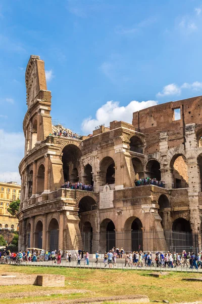 Рим Италия Июля 2014 Года Колизей Является Главной Туристической Достопримечательностью — стоковое фото