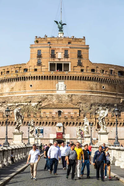 Roma Itália Julho 2014 Castel Sant Angelo Dia Verão Roma — Fotografia de Stock