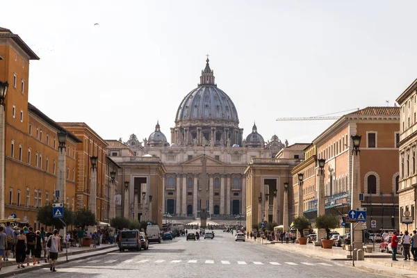 Rome Italy July 2014 Basilica Saint Peter Vatican Summer Day — Stock Photo, Image