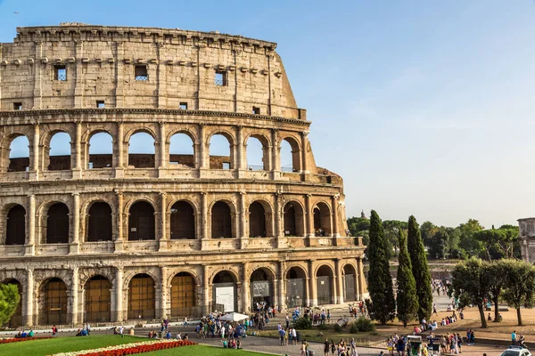 Rome Talya Temmuz 2014 Bir Yaz Günü Colosseum Roma Talya — Stok fotoğraf