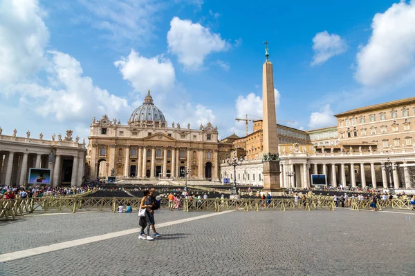 Rome Italy July 2014 Peterskirken Vatikanet Sommerdag Juli 2014 Vatikanet – stockfoto