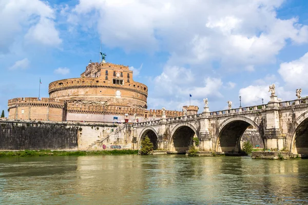 Roma Itália Julho 2014 Castel Sant Angelo Dia Verão Roma — Fotografia de Stock