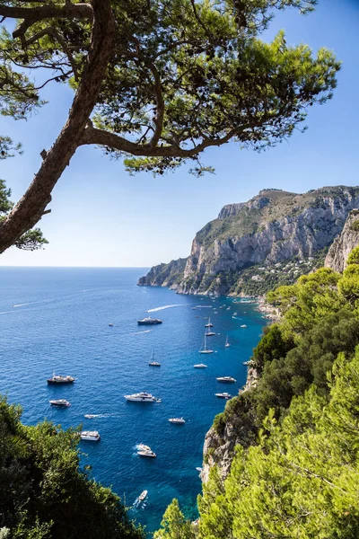 卡普里 意大利 2014年6月13日 卡普里岛在一个美丽的夏天在意大利的一天 — 图库照片