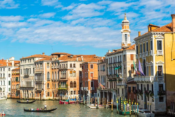 Venecia Italia Julio 2014 Canal Grande Día Verano Venecia Italia — Foto de Stock