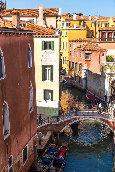 Venice Italië Juni 2014 Gondel Canal Grande Venetië Een Mooie — Stockfoto