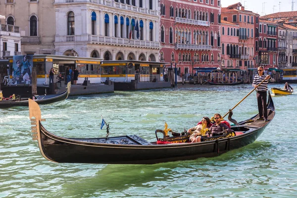 Венеція Італія Червня 2014 Року Гондоли Canal Grande Венеції Один — стокове фото