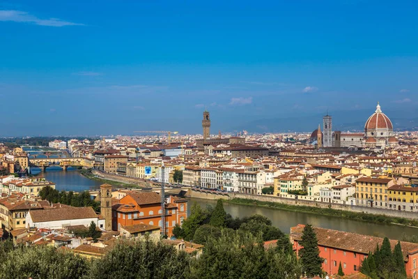 Florencja Włochy Lipca 2014 Oferuje Panoramiczny Widok Katedrę Santa Maria — Zdjęcie stockowe