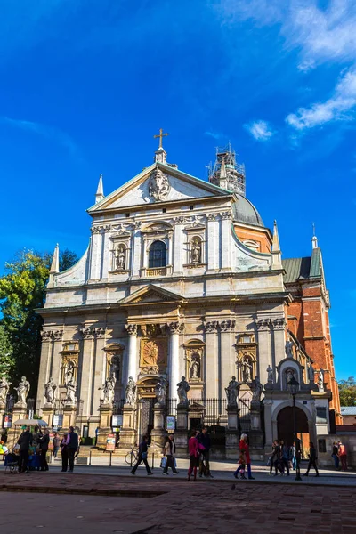 Krakow Polen Juni 2014 Peter Pauls Church Krakau Een Zomerdag — Stockfoto