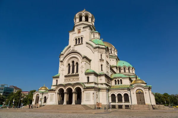 Sofia Bulgarien Juli 2014 Alexander Nevsky Katedralen Sofia Bulgarien Sommardag — Stockfoto