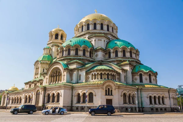 Sofia Bulgarije Juli 2014 Alexander Nevsky Kathedraal Sofia Bulgarije Een — Stockfoto