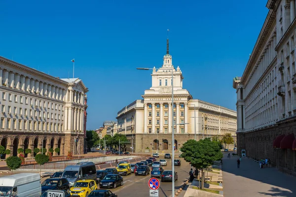 Sofia Bulgarije Juli 2014 Nationalrat Gebouw Sofia Bulgarije Een Zomerdag — Stockfoto