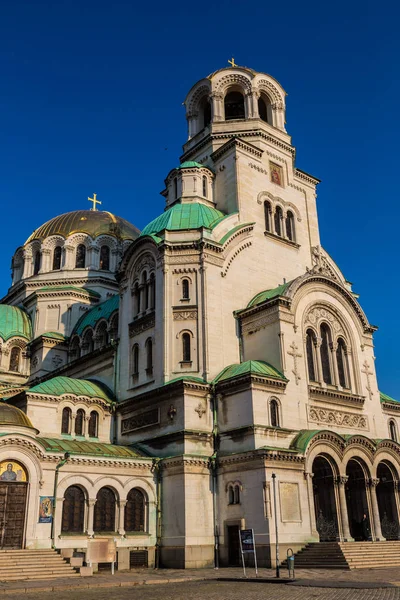 Sofia Bulgária Julho 2014 Catedral Alexander Nevsky Sófia Bulgária Dia — Fotografia de Stock