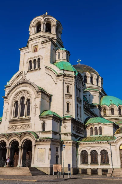 Sofia Bulgarien Juli 2014 Alexander Nevsky Katedralen Sofia Bulgarien Sommardag — Stockfoto