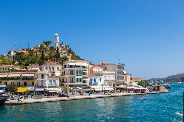 Poros Grecia Luglio 2015 Isola Poros Una Giornata Estiva Grecia — Foto Stock