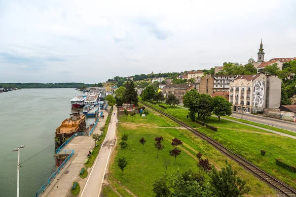 Belgrade Serbia Giugno 2016 Paesaggio Urbano Belgrado Dal Fiume Sava — Foto Stock