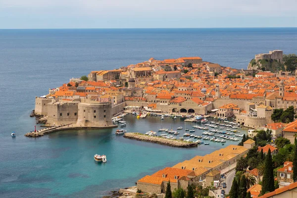 Dubrovnik Horvátország 2016 Június Légi Nézd Régi Város Dubrovnik Egy — Stock Fotó