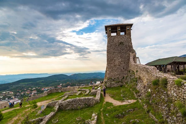 Kruja Albanie Juin 2016 Château Kruja Par Une Belle Journée — Photo