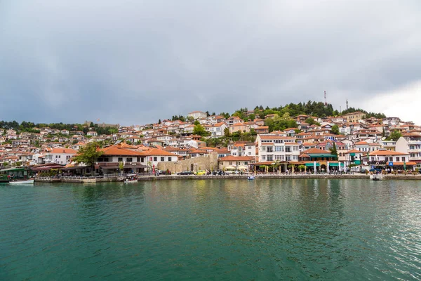 Ohrid Macedonia Junho 2016 Ohrid Cidade Lago Ohrid Belo Dia — Fotografia de Stock