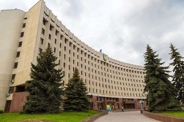 Ivano Frankivsk Oekraïne Juni 2016 Regionale Administratiegebouw Ivano Frankivsk Een — Stockfoto