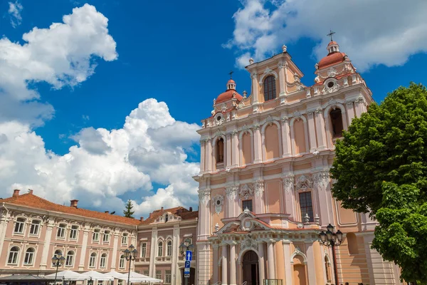 Vilnius Litvanya Haziran 2016 Vilnius Eski Şehirde Bir Güzel Yaz — Stok fotoğraf