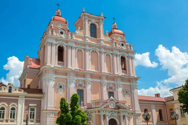 Vilnius Lithuania Junio 2016 Ciudad Vieja Vilna Hermoso Día Verano — Foto de Stock