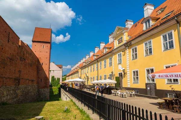 Riga Latvia June 2016 Wall Medieval Fortress Riga Beautiful Summer — Stock Photo, Image