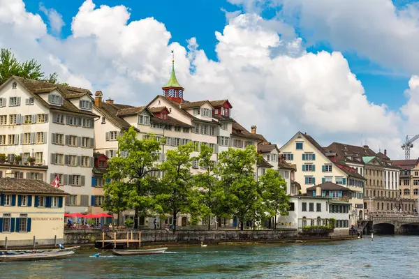 Zürich Schweiz Juni 2016 Historischer Teil Von Zürich Einem Schönen — Stockfoto