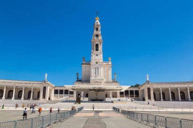 Fatima, Portekiz - 27 Haziran 2016: Sanctuary, Fatima bir güzel yaz günü, Portekiz üzerinde 27 Haziran 2016 yılında