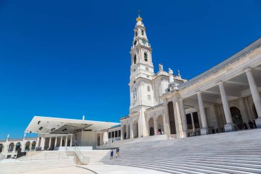 Fatima, Portekiz - 27 Haziran 2016: Sanctuary, Fatima bir güzel yaz günü, Portekiz üzerinde 27 Haziran 2016 yılında