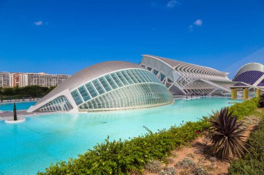 Valencia, İspanya - 12 Haziran 2016: Museum of Science bir güzel yaz günü, 12 Haziran 2016 İspanya Valencia'da