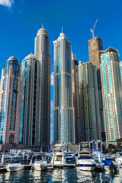 Dubai Eau Novembro 2012 Edifícios Modernos Dubai Marina Dubai Emirados — Fotografia de Stock