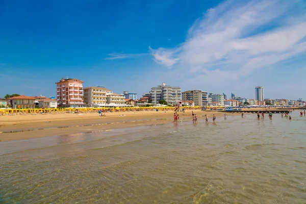 Lido Jesolo Italië Juni 2016 Strand Van Lido Jesolo Aan — Stockfoto