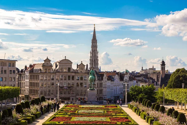 Brusel Belgie Června 2016 Panoráma Bruselu Krásný Letní Den Belgie — Stock fotografie