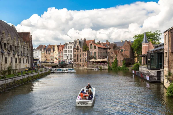 Gent Belçika Haziran 2016 Bir Güzel Yaz Günü Belçika Eski — Stok fotoğraf