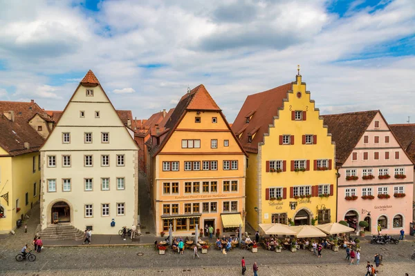 Rothenburg Germany June 2016 Panoramic Aerial View Rothenburg Beautiful Summer — Stock Photo, Image