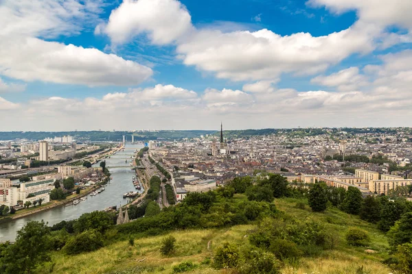 Rouen Ranska Kesäkuu 2016 Panoraamanäkymät Rouenille Kauniina Kesäpäivänä Ranska — kuvapankkivalokuva
