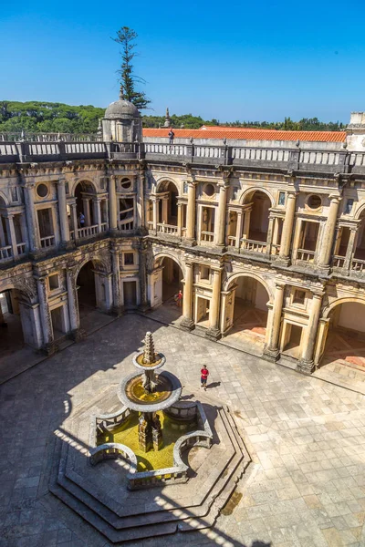 Estoril Portugalia Czerwca 2016 Placu Wewnątrz Średniowiecznego Zamku Templariuszy Tomar — Zdjęcie stockowe