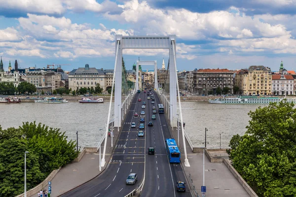 Budapest Hungria Julho 2013 Ponte Elisabeth Budapeste Hungria — Fotografia de Stock