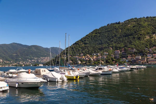 Como Talya Haziran 2016 Lake Como Talya Güzel Yaz Gün — Stok fotoğraf