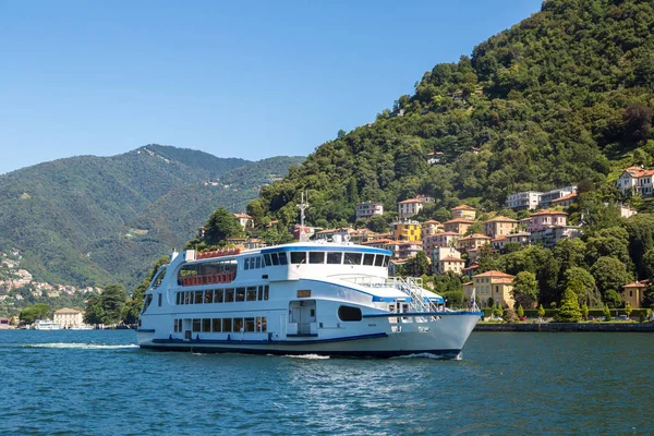 Como Talya Haziran 2016 Lake Como Talya Güzel Yaz Gün — Stok fotoğraf