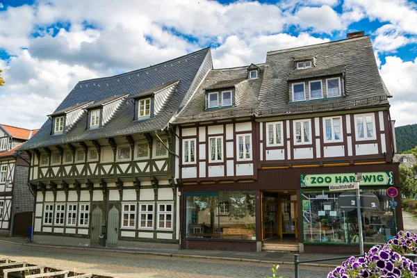 Quedlinburg Alemanha Junho 2016 Rua Histórica Goslar Belo Dia Verão — Fotografia de Stock