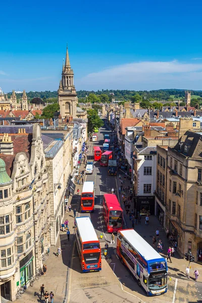 Oxford Ngiltere Haziran 2016 Panoramik Hava Görünümünde Bir Oxford Bir — Stok fotoğraf