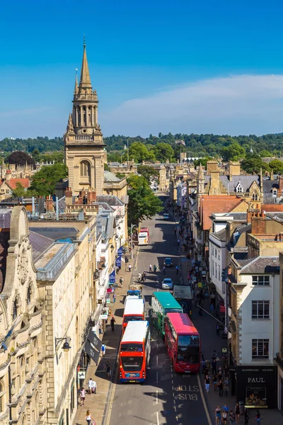 Oxford United Kingdom June 2016 Panoramic Aerial View Oxford Beautiful — Stock Photo, Image
