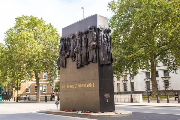 London Storbritannien Juni 2016 Monument Till Kvinnorna Andra Världskriget London — Stockfoto