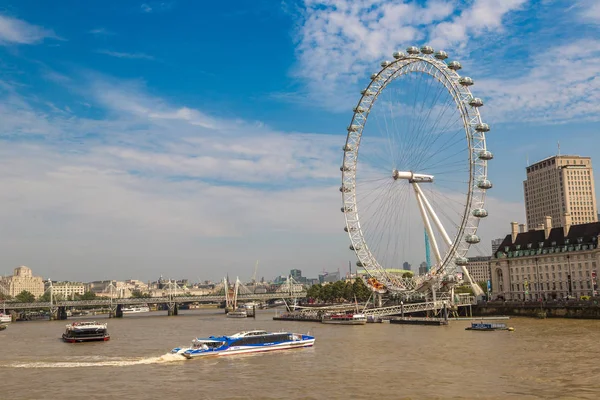 Londres Reino Unido Junho 2016 Olho Londres Grande Roda Gigante — Fotografia de Stock