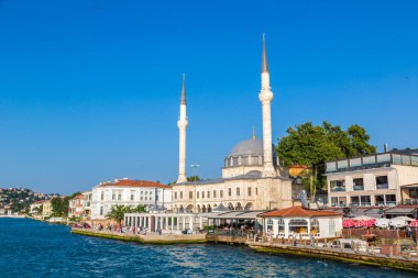 Istanbul, Türkiye - 26 Temmuz 2017: Istanbul görünümü, Türkiye'de bir güzel yaz günü