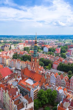 Gdansk, Polonya - 9 Haziran 2014: Gdansk, Polonya bir yaz günü